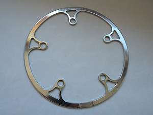   Cyclocross flange guard 144 BCD ring Chain guard Chromed aluminum
