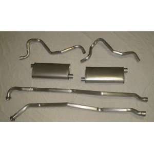Dual Exhaust System   Stainless steel   with 2 mufflers