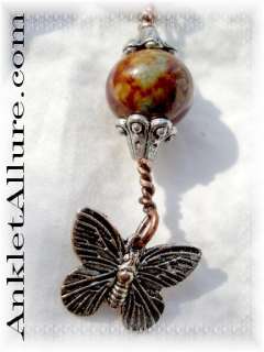 Southwestern Girl Glam Butterfly Charm World KeyChain Key Ring