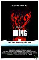 THE THING (1982) STYLE D 27x41 MOVIE POSTER CARPENTER  