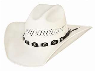 Montecarlo Bullhide SMALL TOWN USA Western 100X Straw Cowboy Hat 