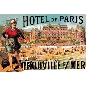  Hotel de Paris Trouville sur Mer   Poster by Theophile 