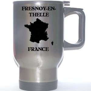 France   FRESNOY EN THELLE Stainless Steel Mug 
