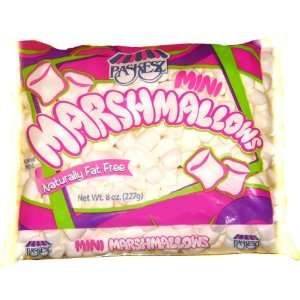 Paskesz Mini White Marshmallows, 8 Ounce (1 Bag)  Grocery 