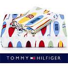 nEw TOMMY HILFIGER Surfing Twin Bedding BED SHEET SET