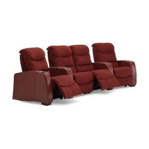 Palliser Home Theater Seating Curved   Loveseat with Dual Recliner 