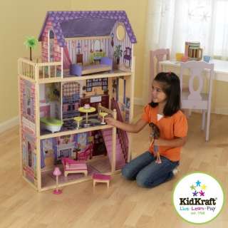 KidKraft Hannah Wood Pretend Play Dollhouse & Furniture  