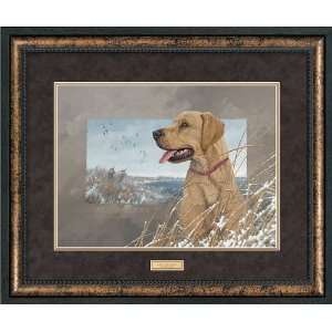  Michael Sieve   Great Bird Dogs Yellow Lab Deluxe Framed 