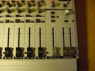 BEHRINGER EURORACK MODEL MX2004A 20 CHANNEL MIXING CONSOLE MIXER 