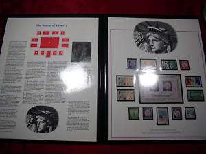 The Statue of Liberty Collectors Panel Collection Folio sealed in the 