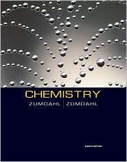 Chemistry, 8th Edition, (0547125321), Steven S. Zumdahl, Textbooks 