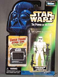 1997 Kenner Star Wars POTF Stormtrooper freeze frame  