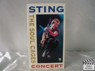 Sting   The Soul Cages Concert VHS 075026174233  