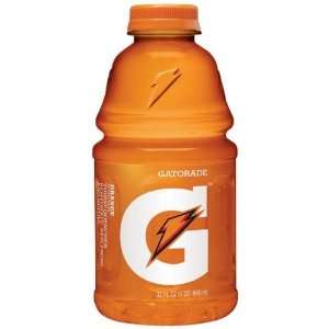 Gatorade Thirst Quencher   Mainline Orange, 32 ounce Bottles (Pack of 