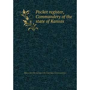  Pocket register, Commandery of the state of Kansas 