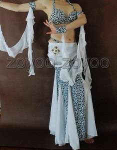Perfect dancing  Belly dance clothing/costume/skirts+top+armlet+belt 