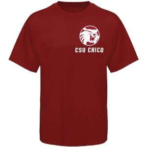  Cal State Chico Wildcats Cardinal Keen T shirt Sports 