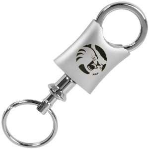  Cal State Chico Wildcats Brushed Metal Valet Keychain 