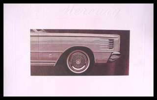 1965 Mercury Prestige Brochure Monterey Montclair Pk Ln  