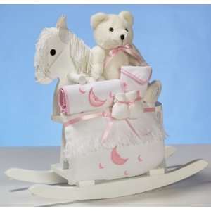 Rocking Horse (Girl) Baby Gift