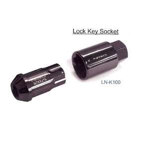   Lug Nut Lock Key Socket Black Chrome (3/8 Drive) LN K100 Automotive