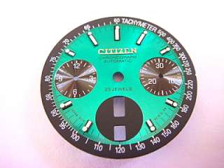 Brand new Citizen 8110 chronograph dial Green  