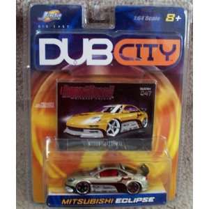 Dub City Import Racer Mitsubishi Eclipse in Silver and Black 