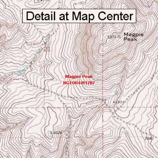   Topographic Quadrangle Map   Magpie Peak, Oregon (Folded/Waterproof