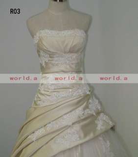  Taffeta and Satin and Soft Tulle Wedding Dress/Bridal Gown New Custom