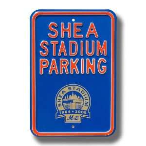  New York Mets Royal Blue Shea Stadium Parking Sign Sports 