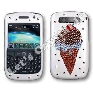  Blackberry 8900 Curve Swarovski Crystal Bling Cell Phone Cover 
