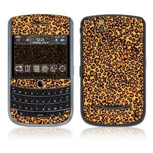 BlackBerry Tour 9630 Decal Vinyl Skin   Orange Leopard