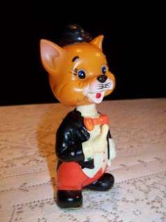 Vintage ALPS JAPAN Fox Windup Rubber Toy  