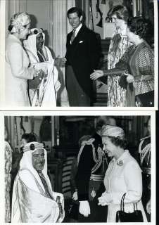 EMIR OF BAHRAIN/ QUEEN ELIZABETH ROYAL VISIT 1984  