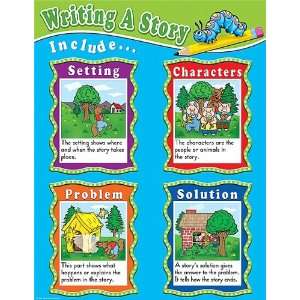  Teacher Created Resources Writing A Story Chart, Multi 