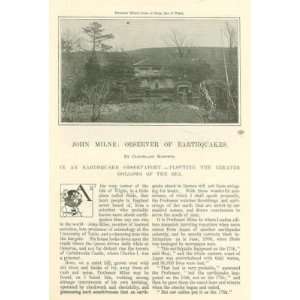  1898 John Milne Earthquakes Seismographs Japan Everything 