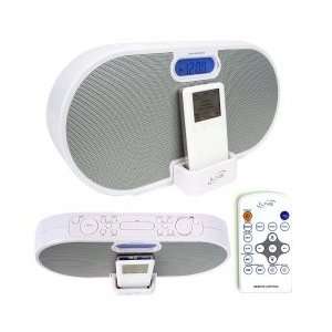  White iLive iPod Dual Alarm Digital Clock Radio with 