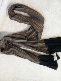 BANANA REPUBLIC scarf wrap green black new  