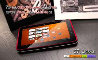 Zenithink C71 Android 4.0 Capacitive Multi Touch Cortex A9 4GB 