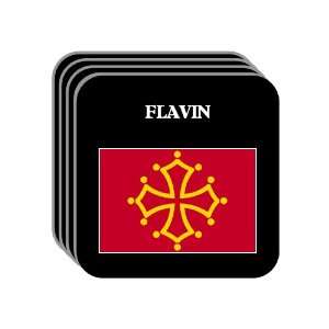  Midi Pyrenees   FLAVIN Set of 4 Mini Mousepad Coasters 