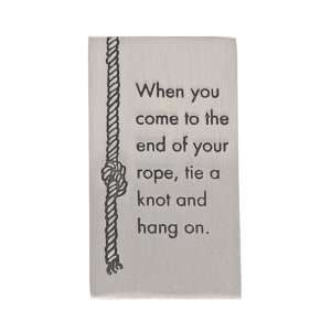   to the End of Your Rope Hang On FDR Quote Paperweight 