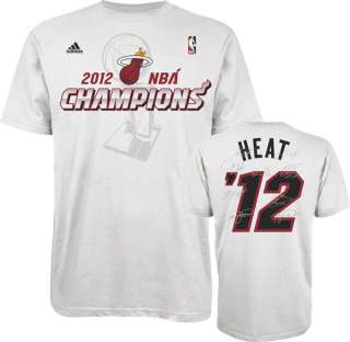 Miami Heat adidas 2012 NBA Finals Champions Signature T Shirt  