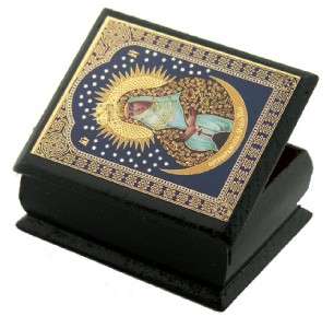 Mary Our Lady Rosary Box Case Icon Russian Authentic   