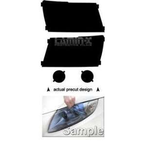   2009, 2010, 2011) Headlight Vinyl Film Covers by LAMIN X ( OPTIC BLUE