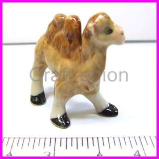 Premium Gift Dolls House Miniature Ceramic Camels  