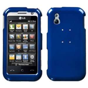  LG GT950 (Arena), Solid Dr Blue Phone Protector Cover 
