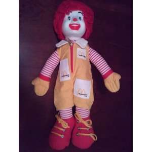  Ronald McDonald 12 Soft Doll 