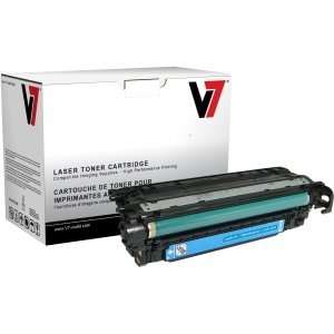  V7 Toner Cartridge   Remanufactured for HP (CE251A)   Cyan 