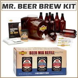  Mr. Beer Premium Edition Home Microbrewery System Bundle w 