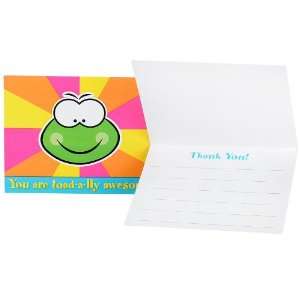 Lets Party By Party Destination Froggie Fun Thank You Notes 
